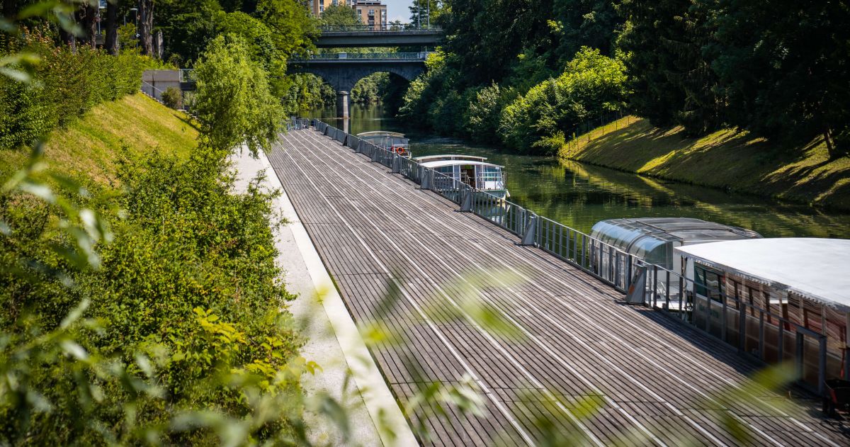 Pristanišče na Špici in Ljubljana